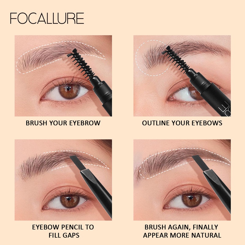 focallure waterproof long lasting eyebrow pencil focallure waterproof long lasting eyebrow pencil