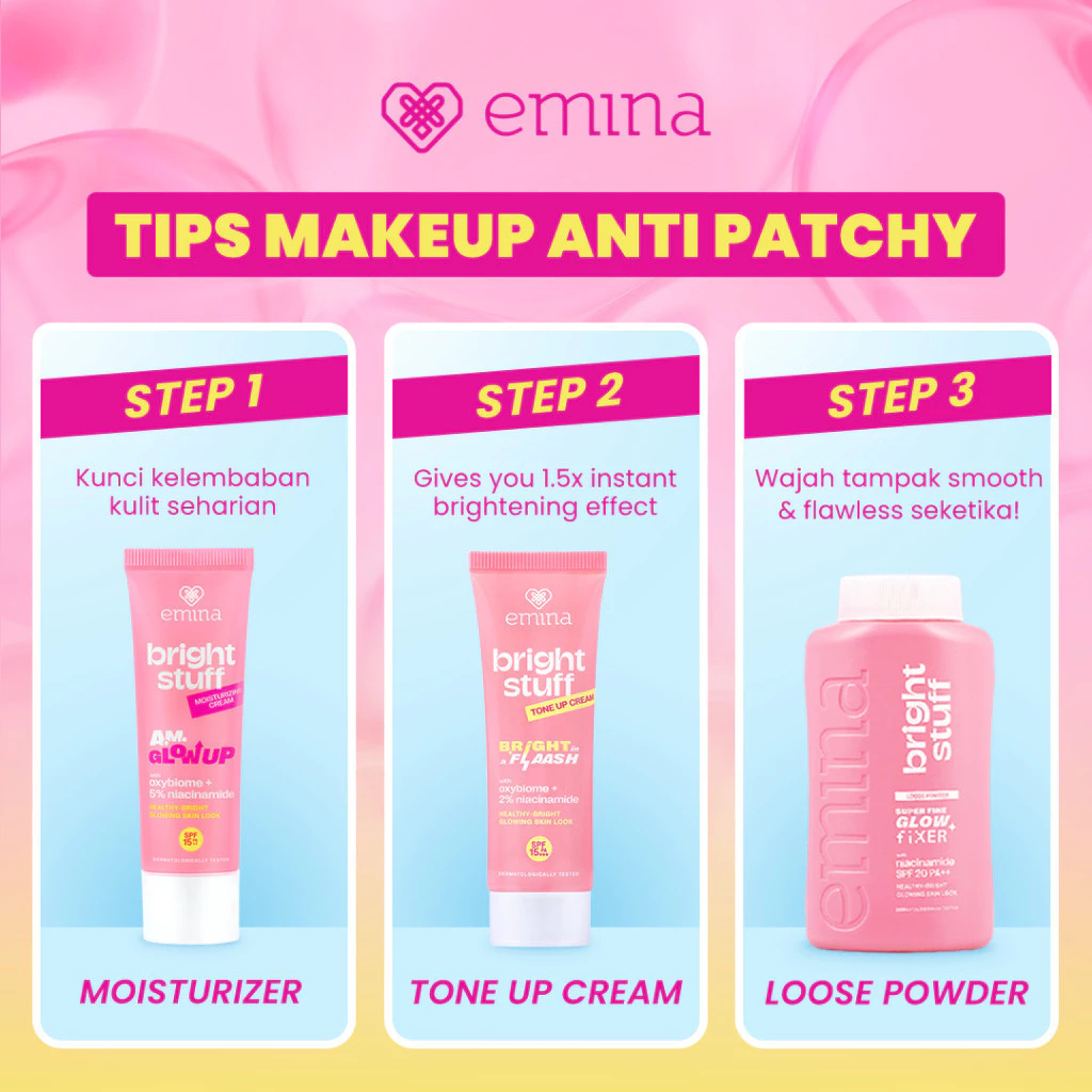 emina bright stuff loose powder 55g | bedak tabur emina bright stuff loose powder 55g | bedak tabur