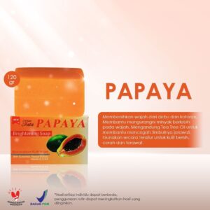 tata papaya brightening soap 120gr