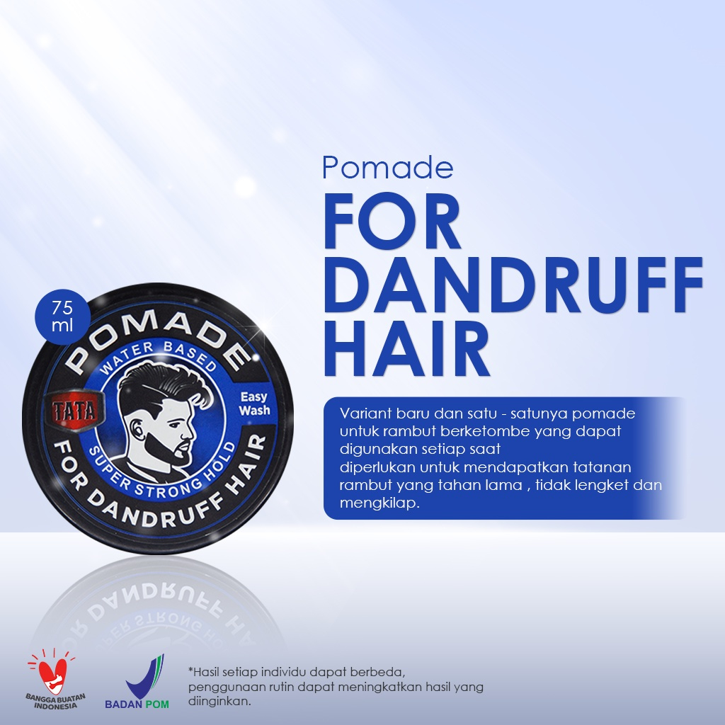 tata pomade styling easy wash/water based 75gr tata pomade styling easy wash/water based 75gr