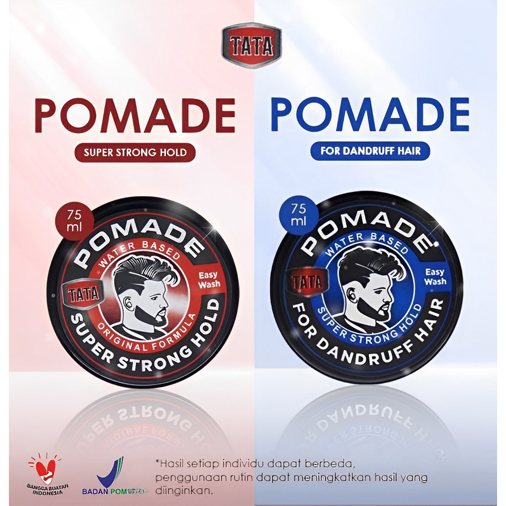 tata pomade styling easy wash/water based 75gr tata pomade styling easy wash/water based 75gr