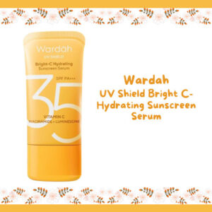 wardah uv shield bright c hydrating sunscreen serum spf 35 pa +++ 40 ml/tabir surya