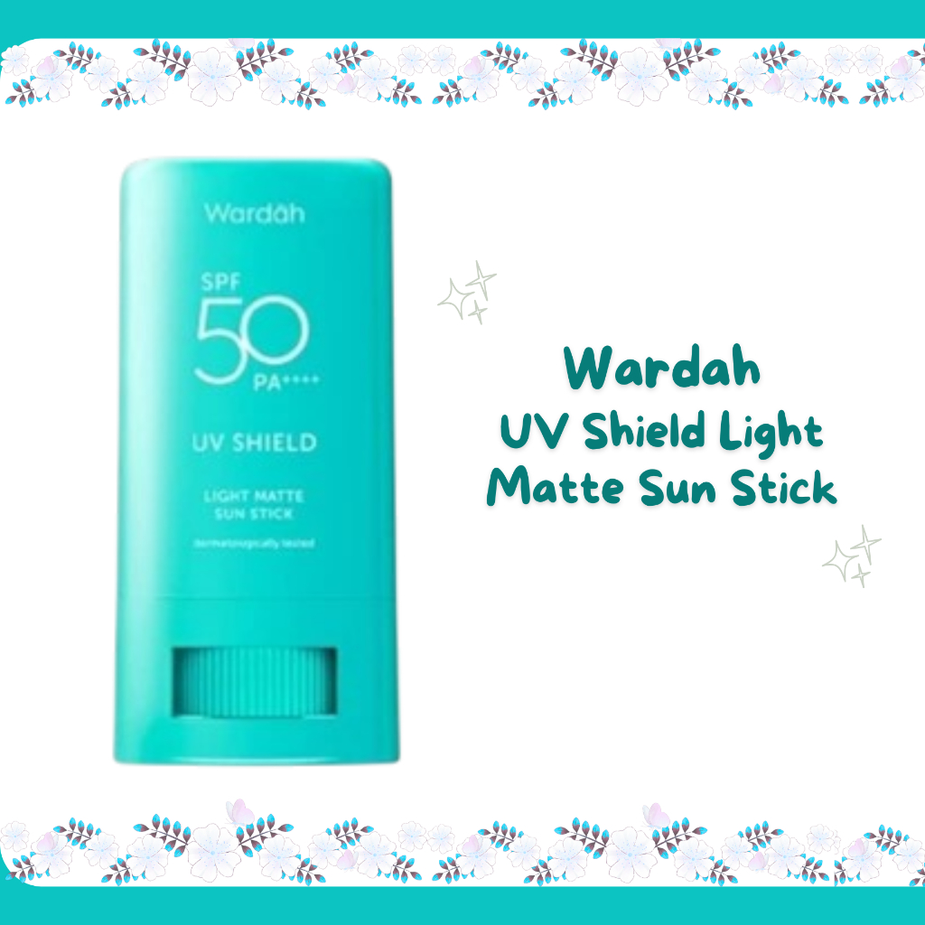 wardah uv shield light matte sun stick spf 50 pa+++ / sunscreen wajah wardah uv shield light matte sun stick spf 50 pa+++ / sunscreen wajah