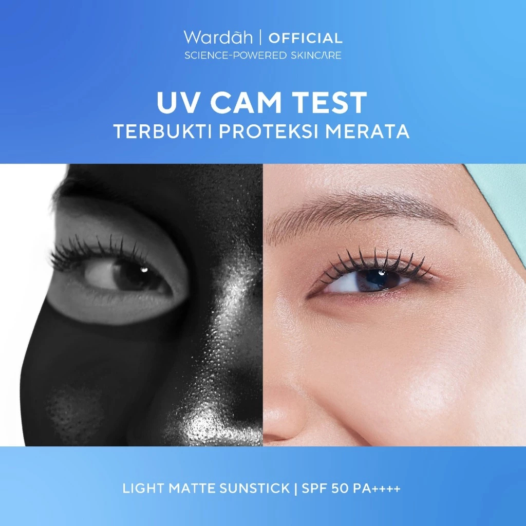 wardah uv shield light matte sun stick spf 50 pa+++ / sunscreen wajah wardah uv shield light matte sun stick spf 50 pa+++ / sunscreen wajah