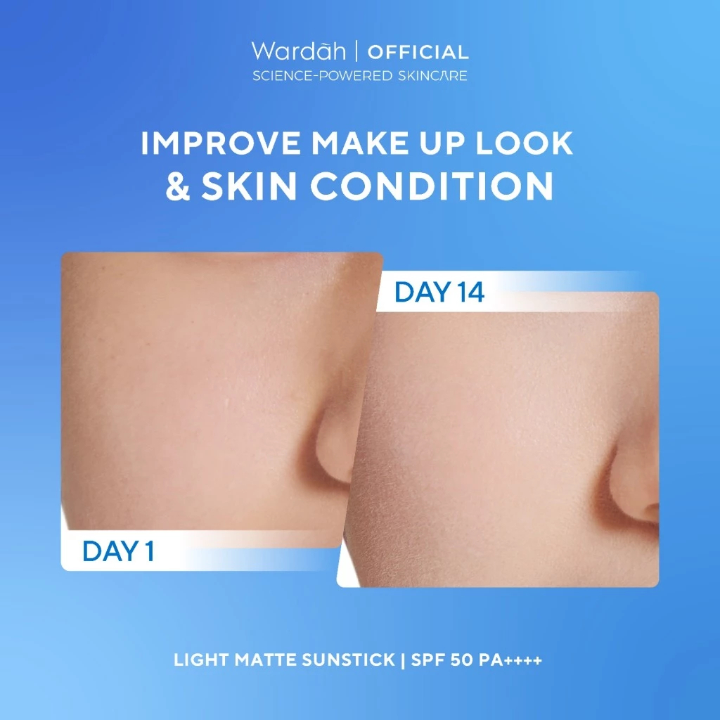 wardah uv shield light matte sun stick spf 50 pa+++ / sunscreen wajah wardah uv shield light matte sun stick spf 50 pa+++ / sunscreen wajah