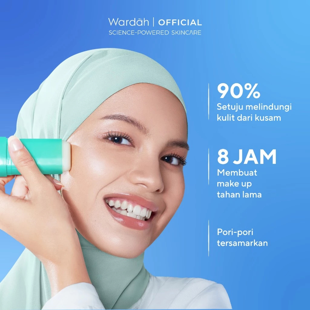 wardah uv shield light matte sun stick spf 50 pa+++ / sunscreen wajah wardah uv shield light matte sun stick spf 50 pa+++ / sunscreen wajah