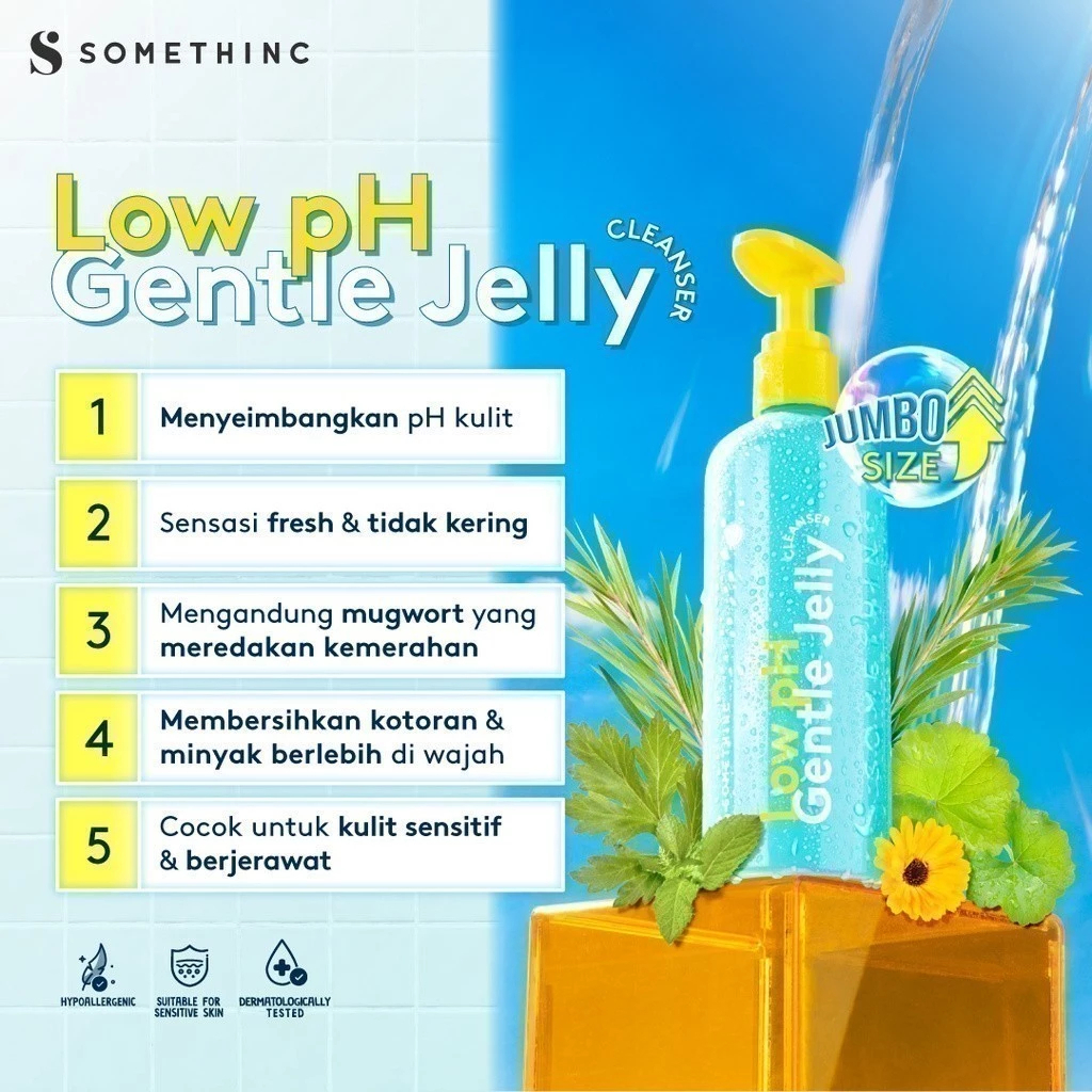 somethinc low ph gentle jelly cleanser somethinc low ph gentle jelly cleanser