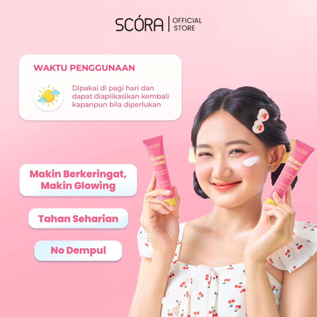 scora sheer glow tone up cream 30g scora sheer glow tone up cream 30g