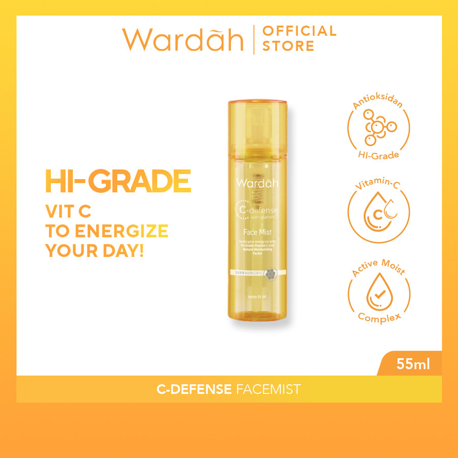 wardah c defense face mist 55ml wardah c defense face mist 55ml
