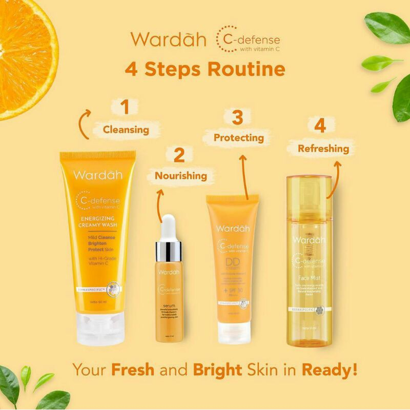 wardah c defense face mist 55ml wardah c defense face mist 55ml