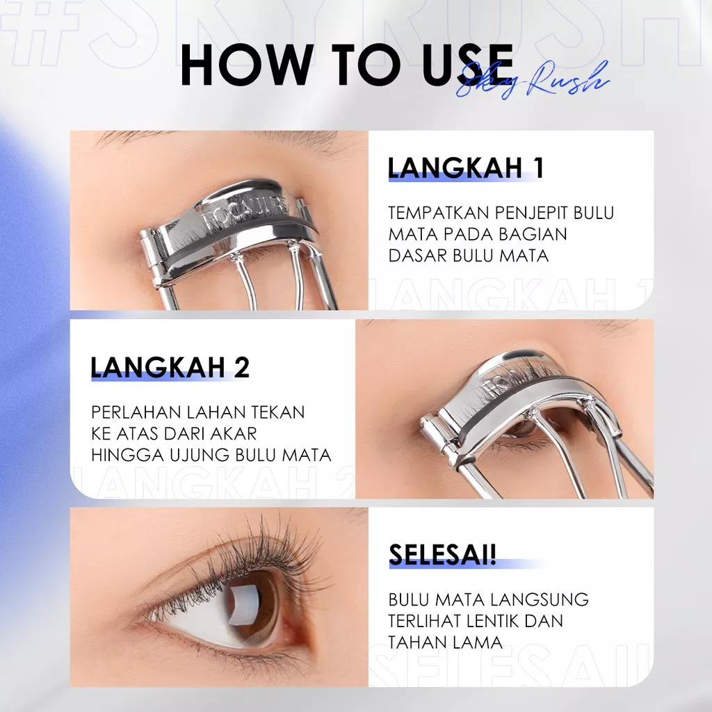 focallure sky rush eyelash curler lasting curl focallure sky rush eyelash curler lasting curl